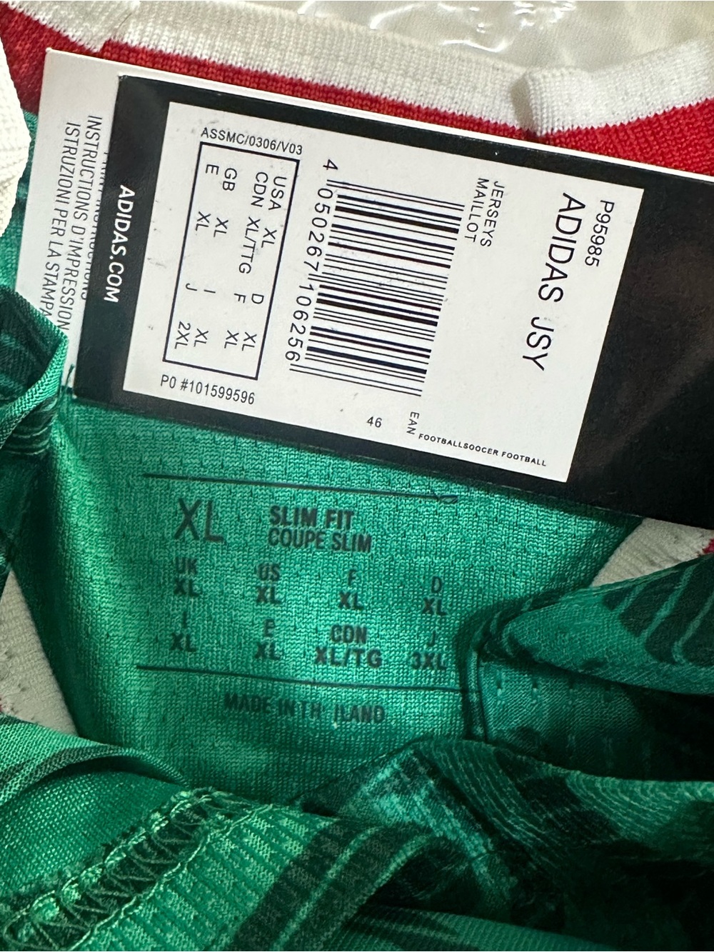 adidas Mexico Quiñones #16 Home Soccer Player Version Jersey Authentic and Tags - Picture 10 of 10